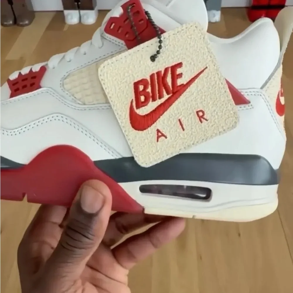 NIGEL SYLVESTER’S AIR JORDAN 4 “BRICK AFTER BRICK” SZ 12